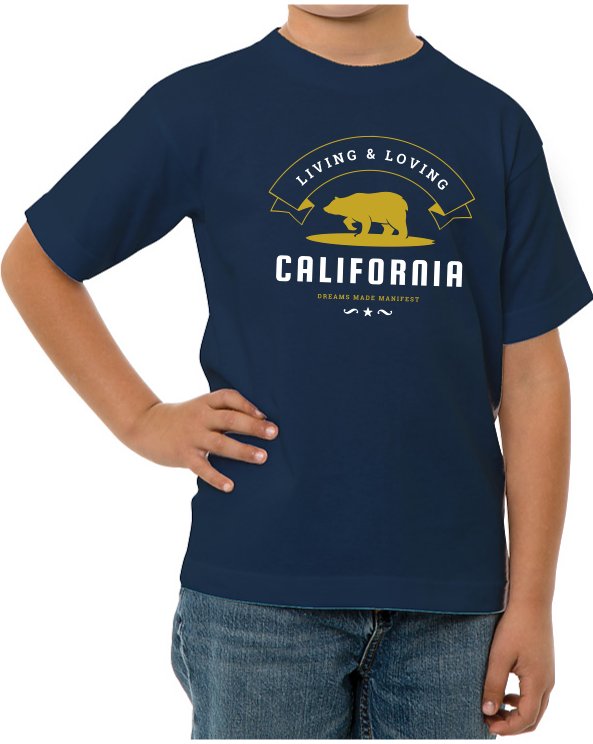 Living and Loving California - Dreams Made Manifest Heavyweight Tee (Youth)