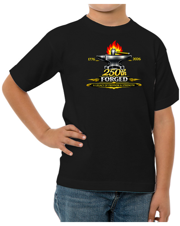 250th Forged Heavyweight Tee (Youth) - Made in USA