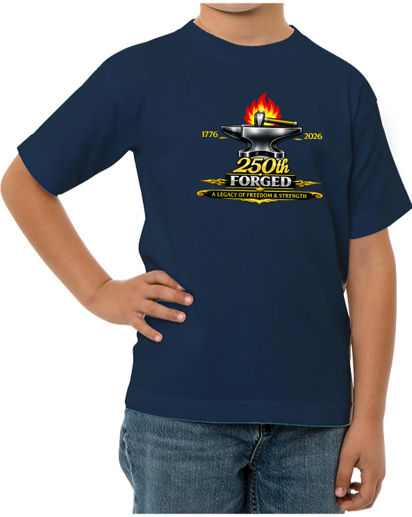 250th Forged Heavyweight Tee (Youth) - Made in USA
