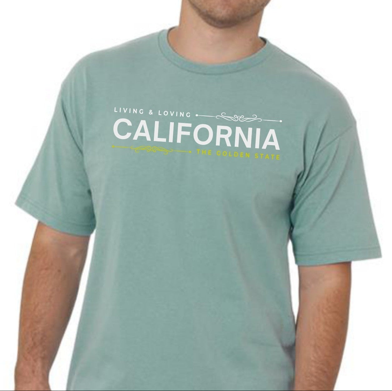 Living and Loving California (The Golden State) - Fine Jersey Crew