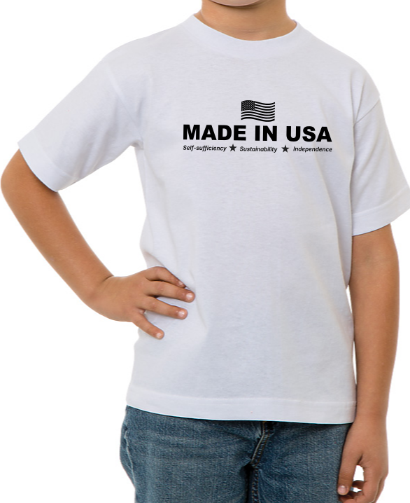 Made in USA with Flag Design (Youth)