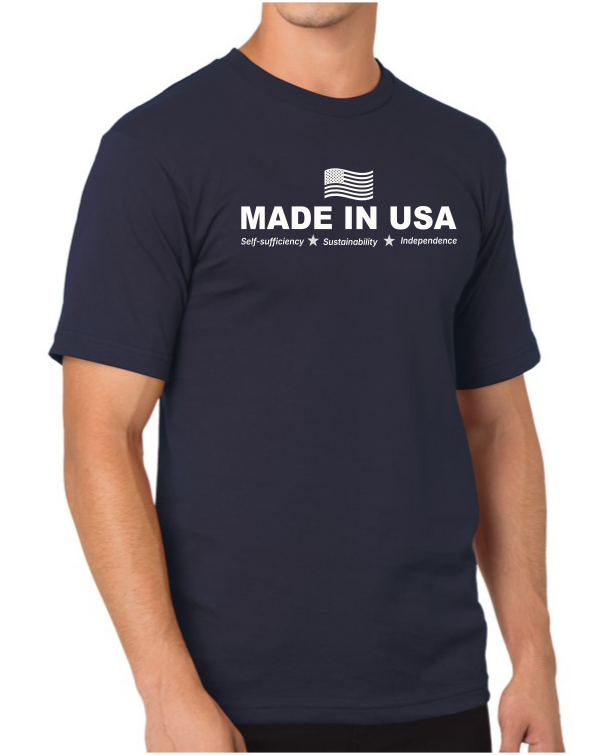 Made in USA with Flag Design