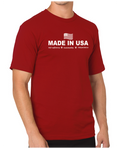 Made in USA with Flag Design