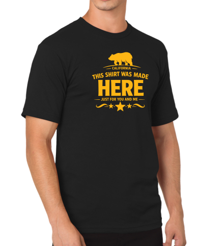 This Shirt Was Made Here - Bear