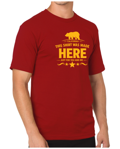 This Shirt Was Made Here - Bear