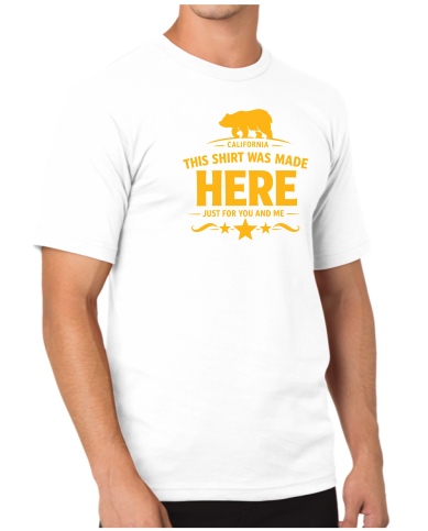 This Shirt Was Made Here - Bear