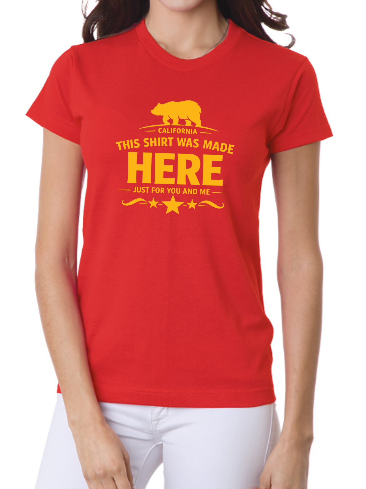 This Shirt Was Made Here - Women's Crew