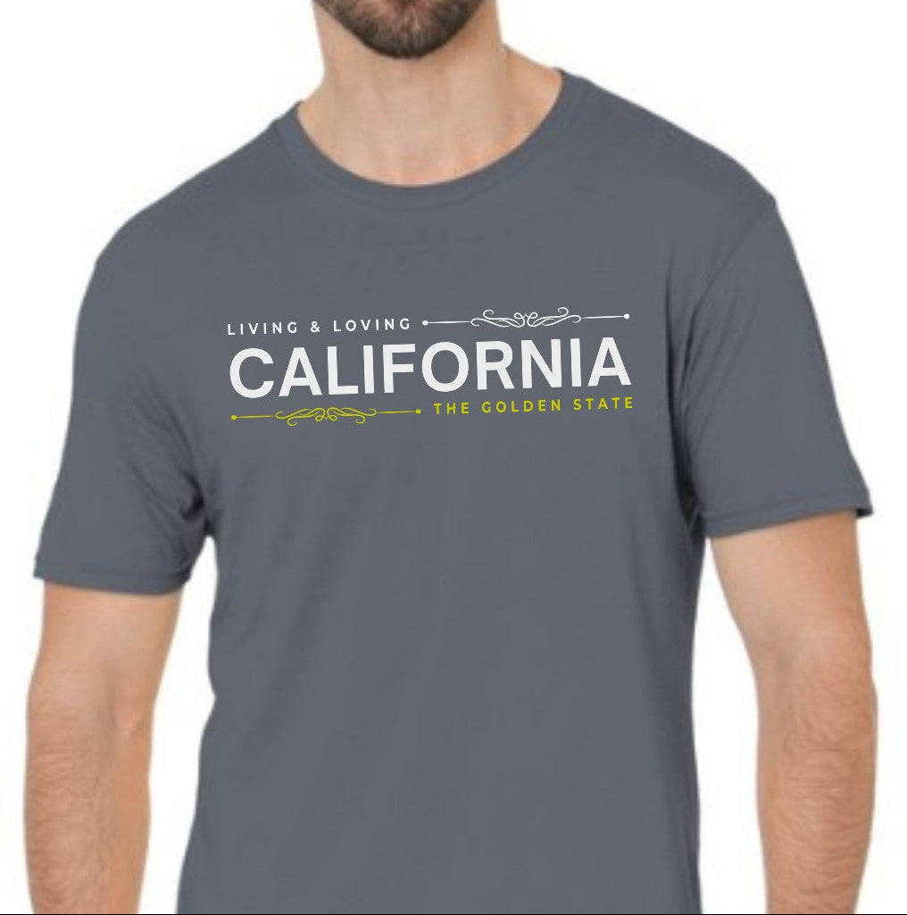 Living and Loving California (The Golden State) - Fine Jersey Crew