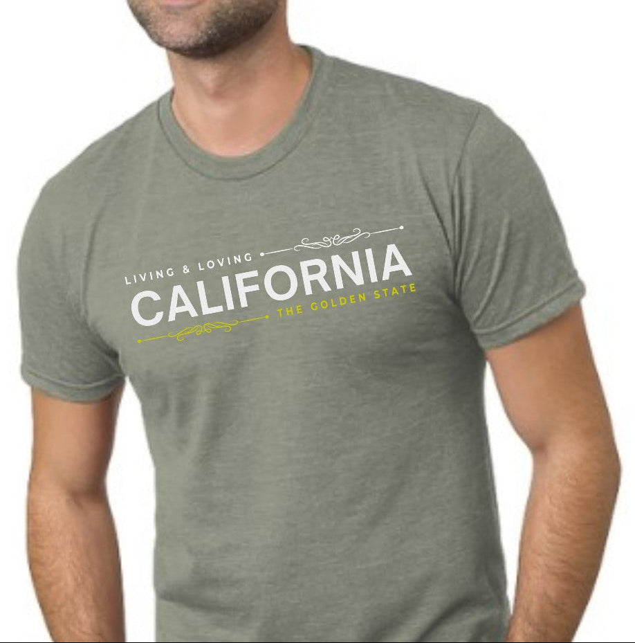 Living and Loving California (The Golden State) - Triblend